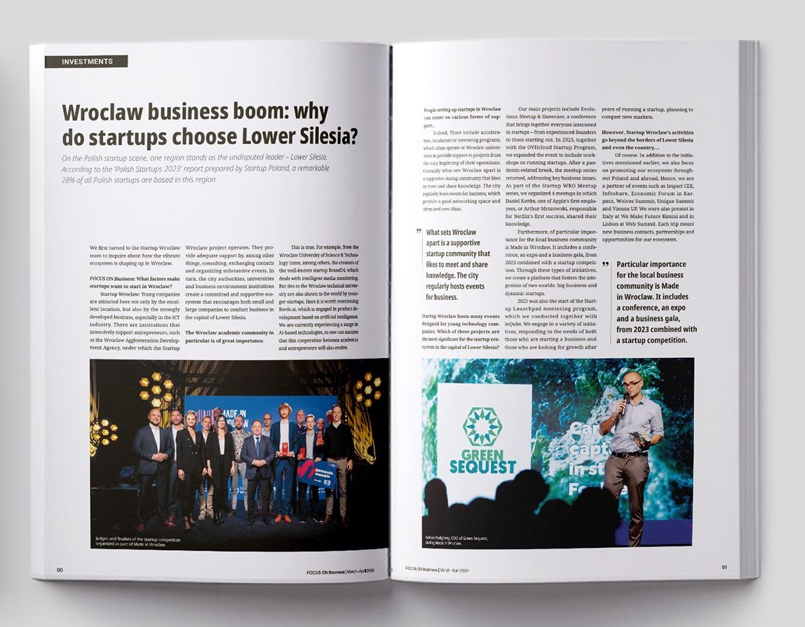 Green Sequest featured in Focus on Business magazine